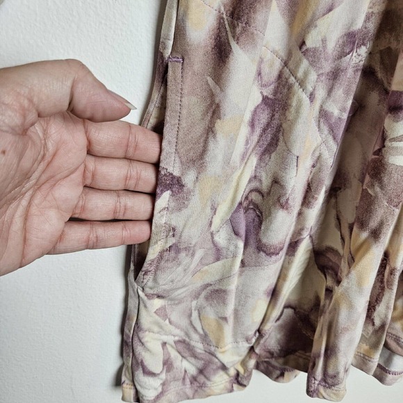 LOGO Lori Goldstein Christina Top Sz 2X Stretch‎ Jersey Knit Tunic Length Pocket - Picture 9 of 9